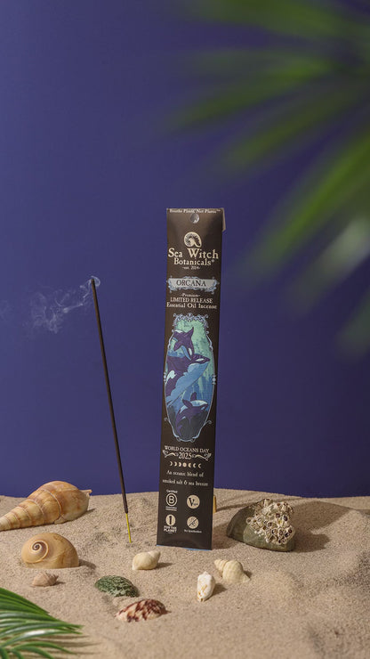 Orcana Limited Edition Incense: with Eucalyptus, Cedar, &amp; Sea Salt