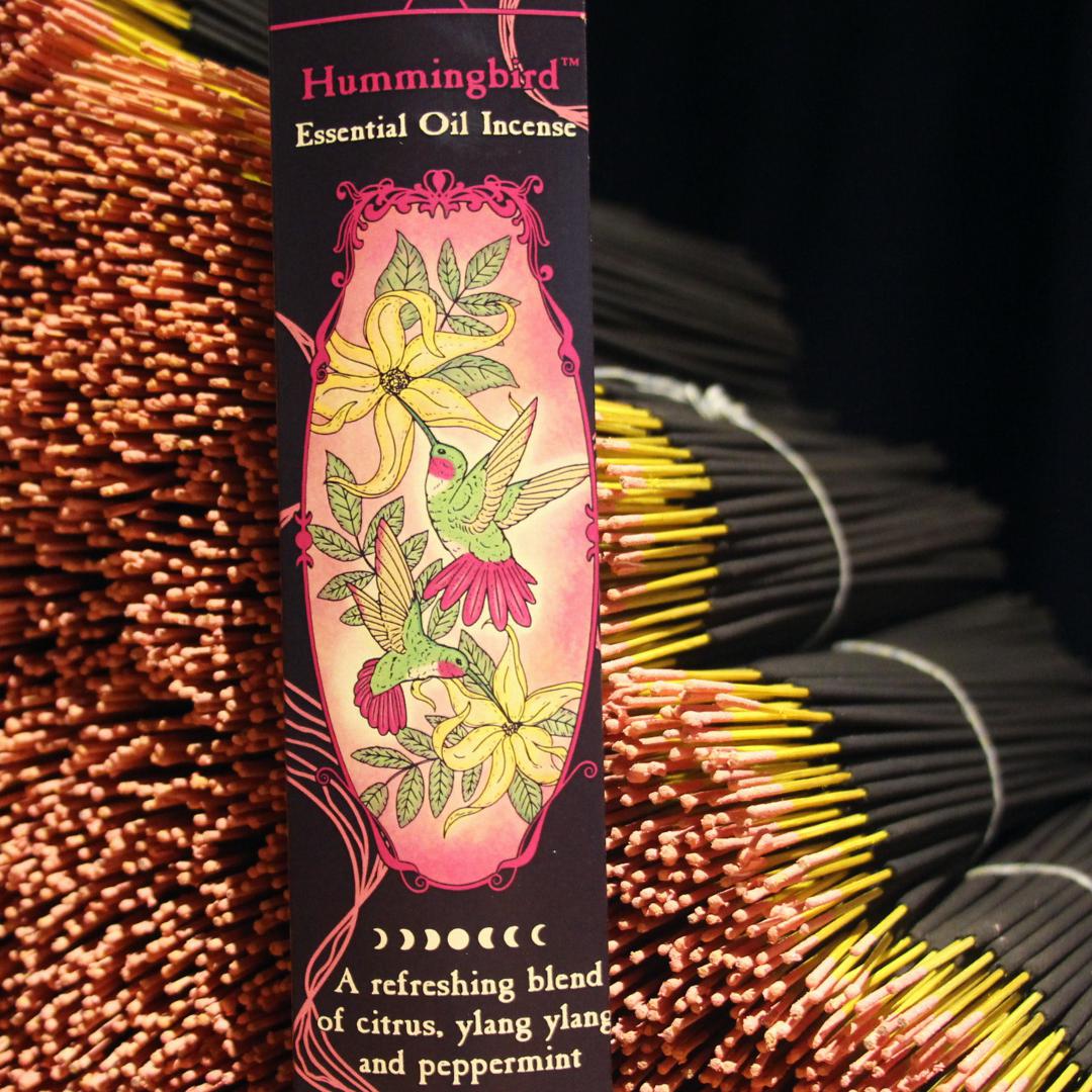 Premium All Natural Incense: Hummingbird - with Ylang Ylang