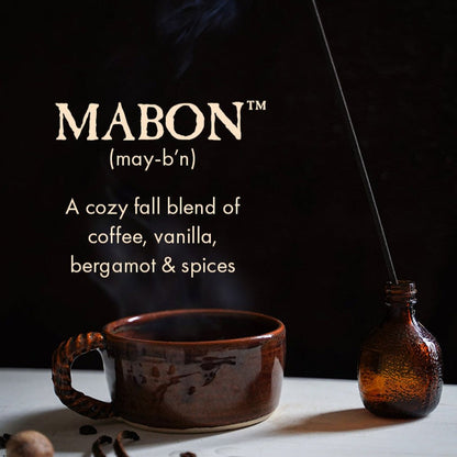 Mabon Incense: with All-Natural Coffee, Vanilla, Bergamot, &amp; Spices